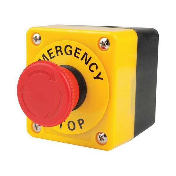 Omron Push Buttn Cntrol Station,1NC,Mshrm Head A22EM02B