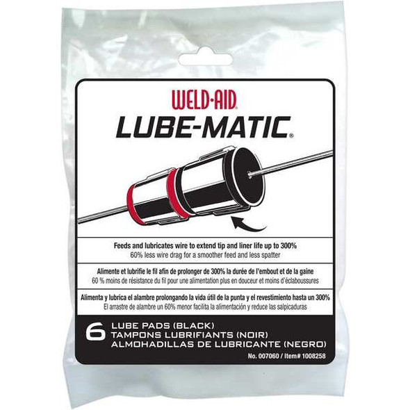 Weld-Aid WELD AID Wire Feeder Lubricant Pads PK6 007060