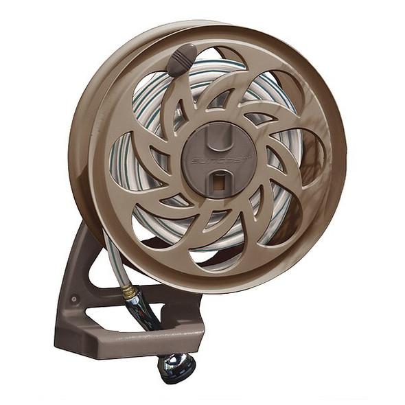 Suncast Garden Hose Reel,Wall Mount,15 in,Resin STA125B
