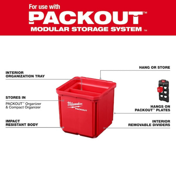 Milwaukee Tool 2pk Bin Set for PACKOUT 48-22-8062