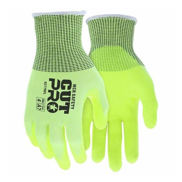 Cut-Resistant Glove, Cut Level A7 ,Dipped ,Nitrile ,Foam ,L 12 PK