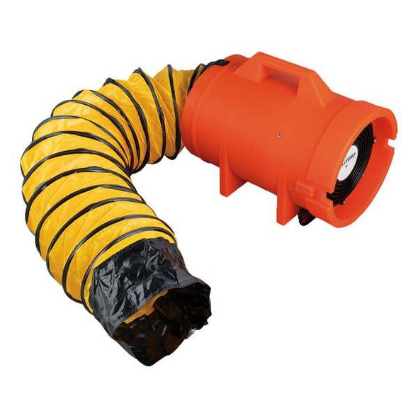Allegro Industries ConfinedSpaceBlower,Black/Yellow,11.25"W 9532-25