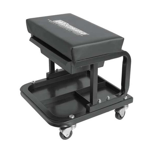 Westward Creeper Seat,250 lb,14-3/8" H,Black 793LF7