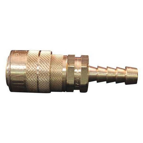 Milton M Style Coupler,3/8" Hose Barb,PK10 717-6