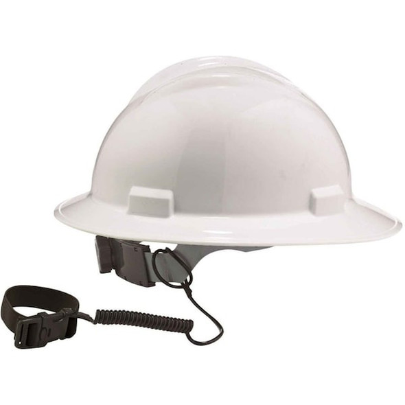 Ergodyne Coil Hard Hat Lanyard,Buckle,18in. L 3157