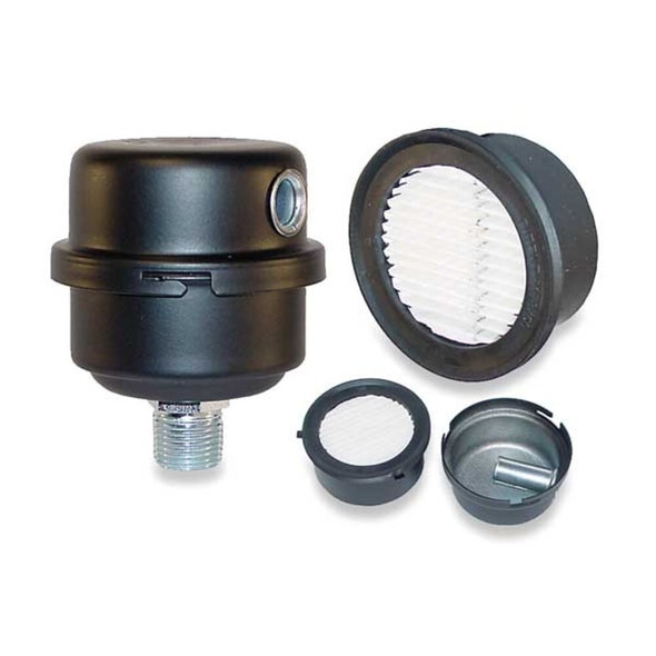 Solberg Filter Silencer,1-2 In MNPT,8 CFM Max FS-04-050