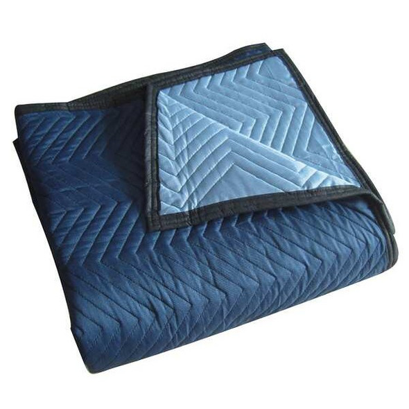 Manufacturer Varies Quilted Moving Pad,L72xW80In,Blue,PK6 2NKT4
