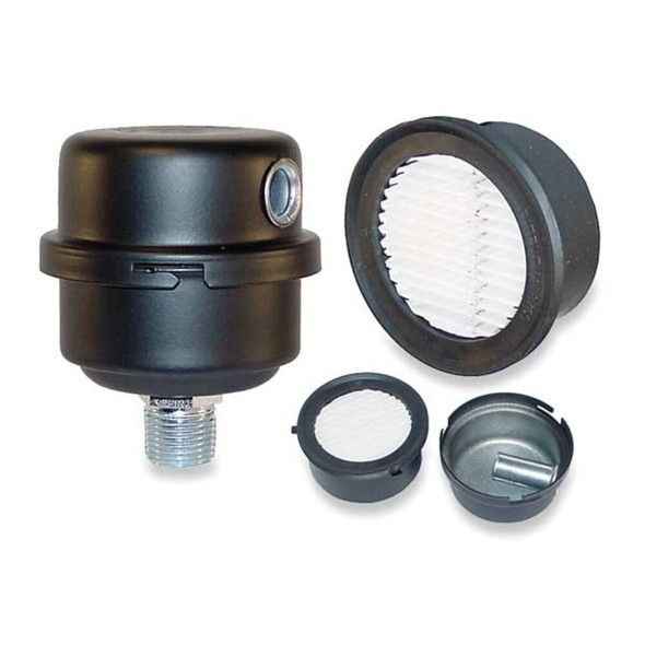 Solberg Filter Silencer,1-4" MNPT Inlet,4 cfm FS-04-025