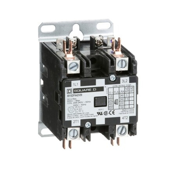Square D DefPurpContactor,220/208-240VAC,3P,75A 8910DPA42V09