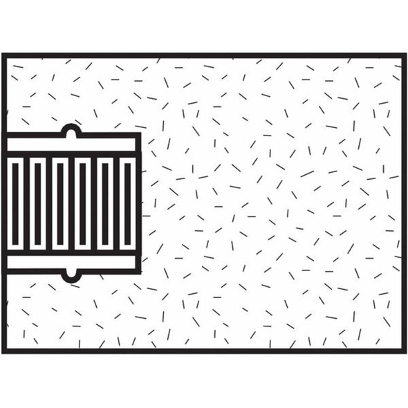 Norton Abrasives Grinding Plug w-Sq Tip,2 Dia,3 L,20GR,ZA 61463644234