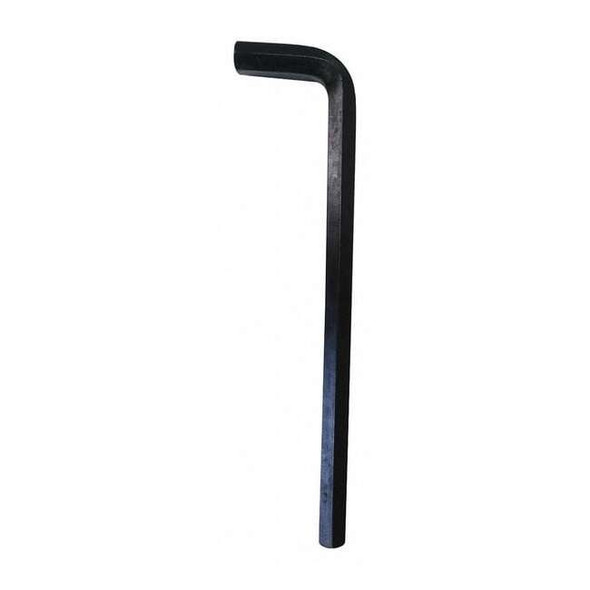 Plain L Key Hex Key, 7/16 in Tip Size, 7 31/64 in Long, 7/16 in Short