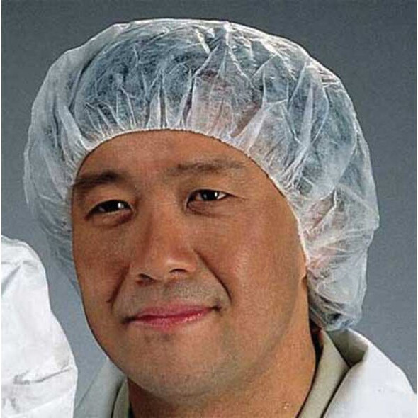 Cellucap Bouffant Cap, Polypropylene, 21 in Dia., Blue, M, 100 PK BI4HSBLDGRA