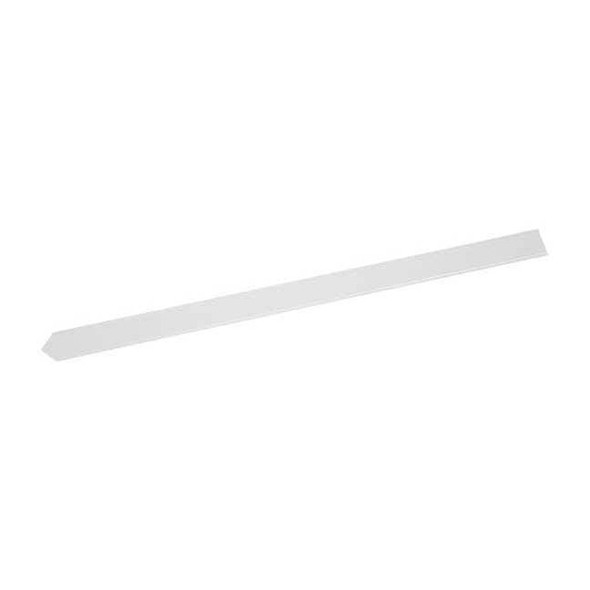 Blank Warning Stake, Reinforced Polymer, Non-Reflective, 66 Height, White