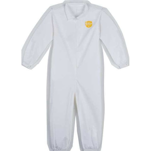 Dupont Collared Disposable Coveralls, 2XL, White, ProShield(R) 60 NG125SWH2X002500