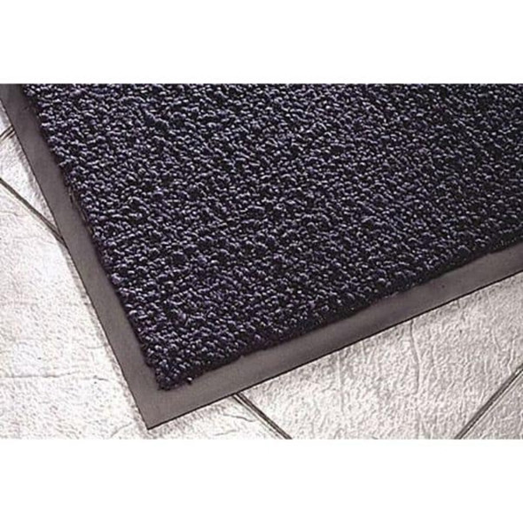 Entrance Mat, Polypropylene, 3-8 in Thick, Black, 3 ft W x 5 ft L  141S0035BL