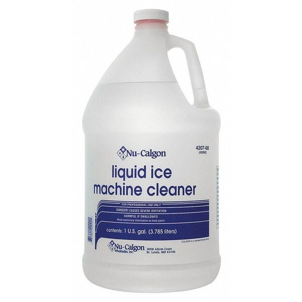 Nu-Calgon Ice Machine Cleaner,1 gal.,Clear 4207-08