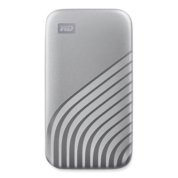 WD MY PASSPORT External Solid State Drive, 1 TB, USB 3.2, Silver WDBAGF0010BSL WD MY PASSPORT External Solid State Drive, 1 TB, USB 3.2, Silver WDBAGF0010BSL