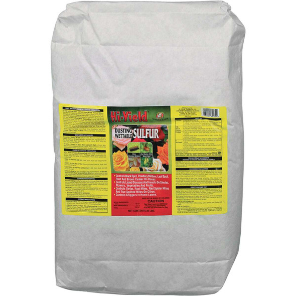 Hi-Yield 25 Lb. Powder Concentrate Wettable Sulphur Fungicide 32189