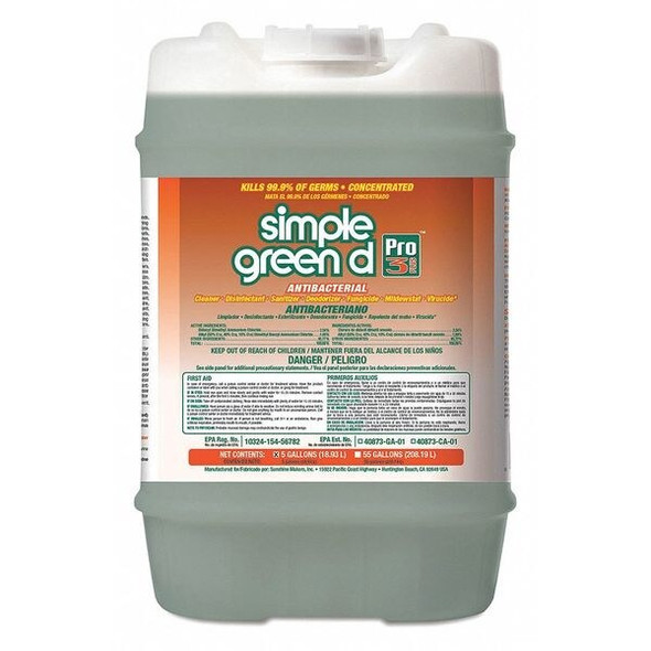 Disinfectant/Sanitizer, 5 gal. Pail, Sweet Lavender Pine