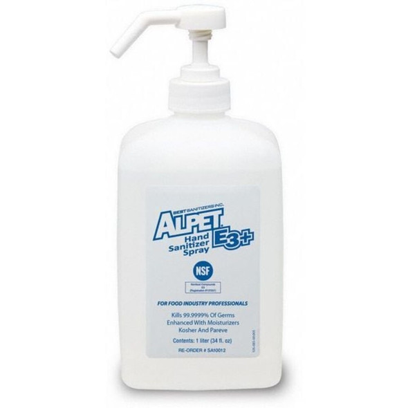 Best Sanitizers Hand Sanitizer,1 L,Fragrance Free,PK6 SA10012