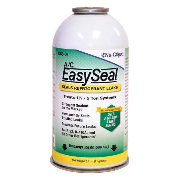 Nu-Calgon Refrigerant Leak Seal,1-1/2 to 5 Tons 4050-06