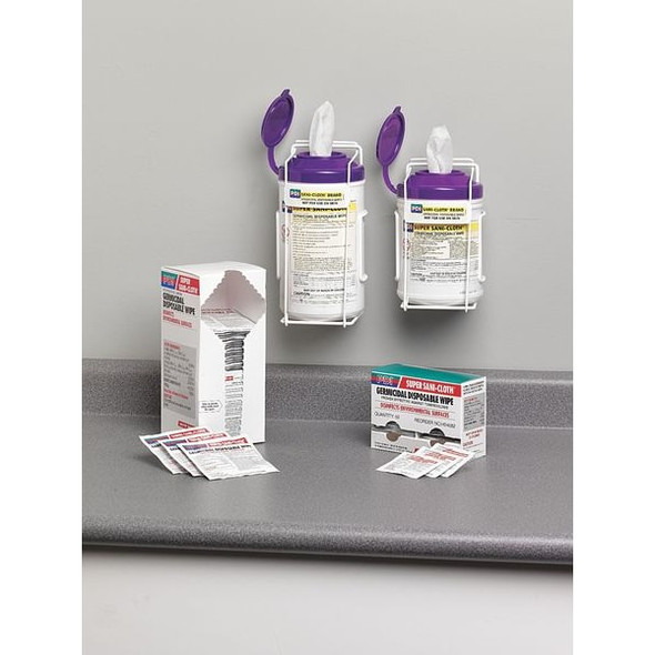Pdi Germicidal Disinfecting Wipes, 6 x 6-3/4", 160 Wipes Q55172
