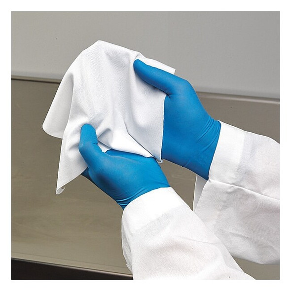 Berkshire Cleanroom Wipe, 9" x 9", 1 Pack, 75 Wipes SPX1000.001.12