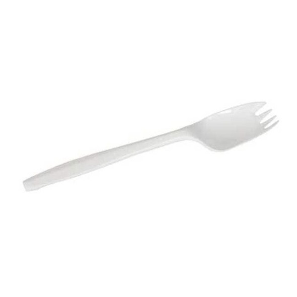 Dixie Spork,Wht,Series B,,Med,SSPK21P,PK960 SSPK21P