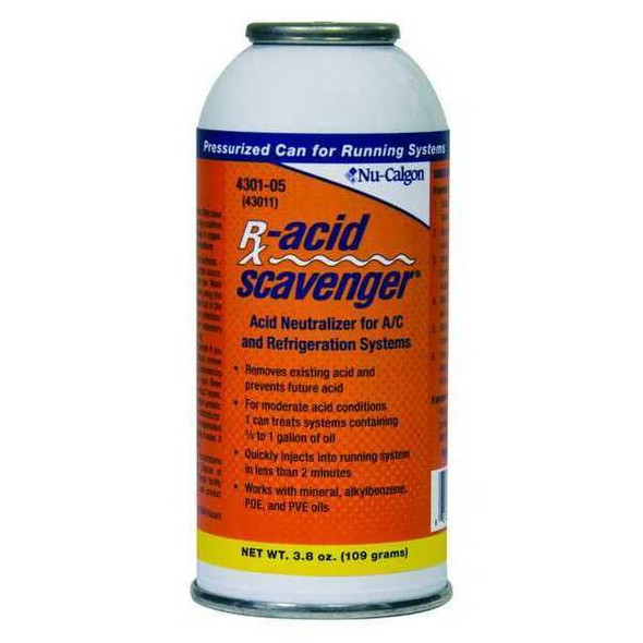 Nu-Calgon Acid Neutralizer,3.8 oz,Canister,Aerosol 4301-05