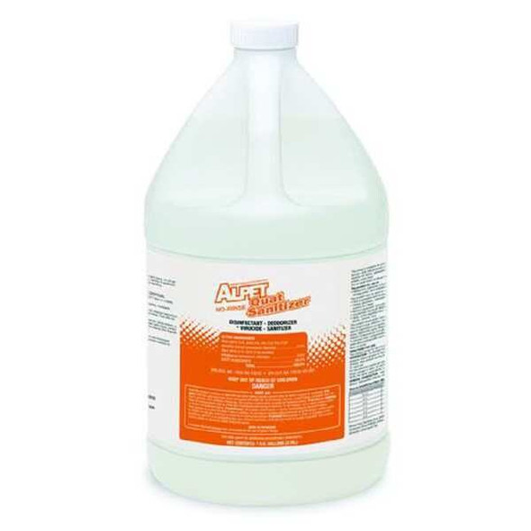 Disinfectant and Sanitizer, 1 gal. Bottle, Unscented, 4 PK