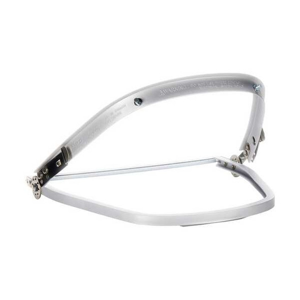 Face Shield Frame, 0.945" Height, Not Applicable Suspension, Silver