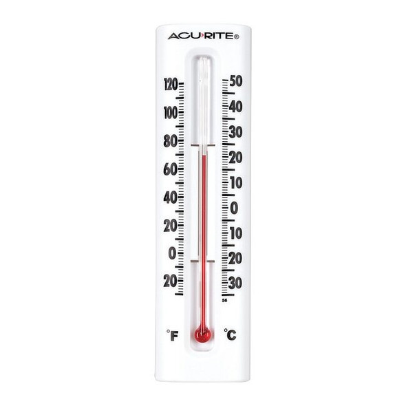 Acurite Indoor and Outdoor Thermometer,6.5" 00338A2