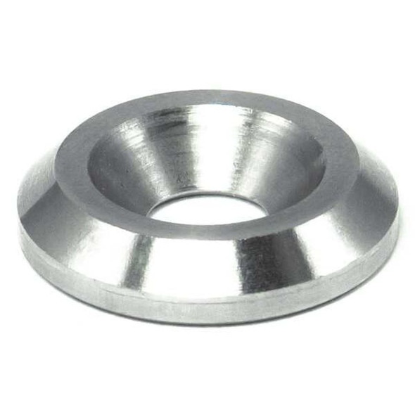 Countersunk Washer, Fits Bolt Size 1/4" ,316 Stainless Steel Plain Finish