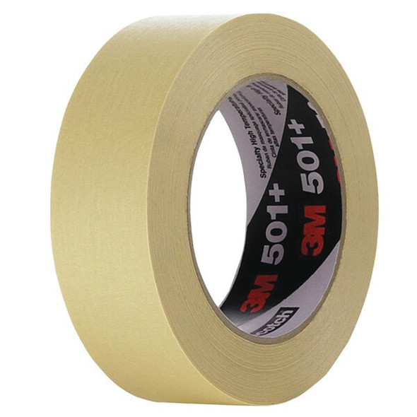 3m Masking Tape,1/2" W,60 yd L,Tan,PK72 501+