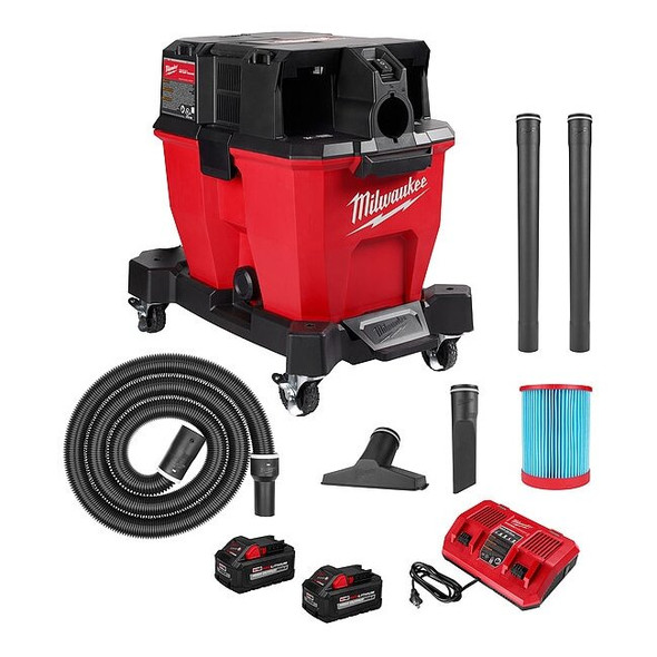 Milwaukee Tool Wet/Dry Vacuum Kit, 9 gal, 4 1/4 hp 0920-22HD