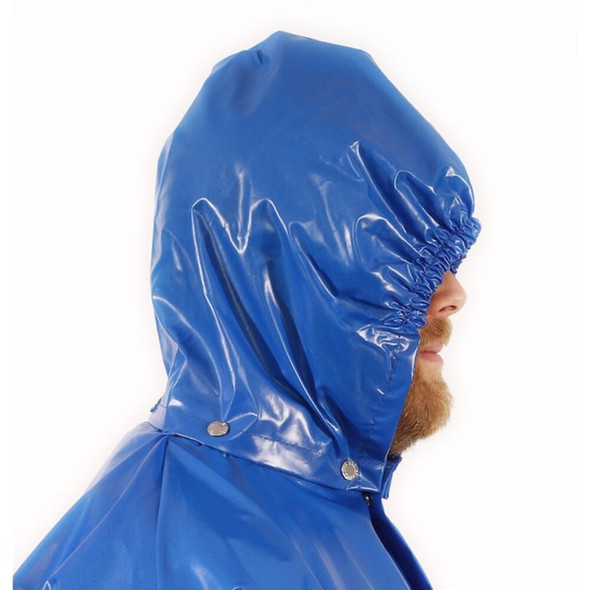 Tingley Rain Hood, Nylon, 10 mil Thickness, Blue, L H22141