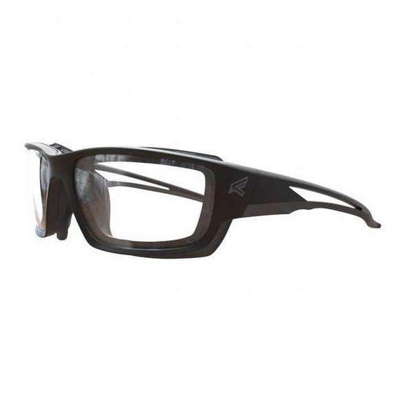 Kazbek, Safety Glasses, Anti-Scratch, Clear Lens, Black Frame, Full-Frame