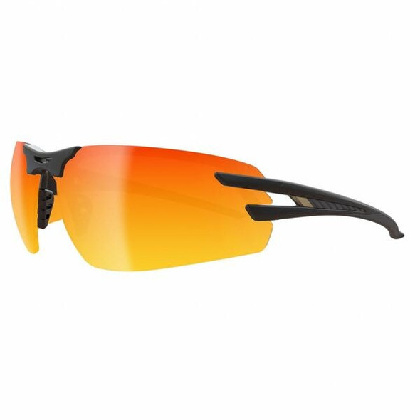 Salita, Safety Glasses, Anti-Fog, Red Lens, Black Frame, Half-Frame, Polarized