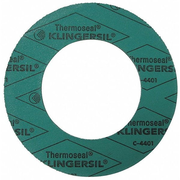Manufacturer Varies Flange Gasket,6 in.,1/8 in.,Green 4401RG-0150-125-0600
