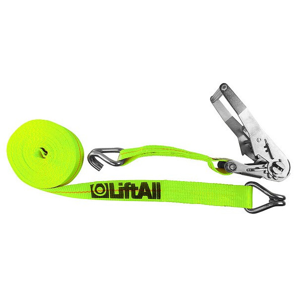 Lift-All Tie Down Strap,Wire-Hook,Hi-VisGreen TE26423 Lift-All Tie Down Strap,Wire-Hook,Hi-VisGreen TE26423