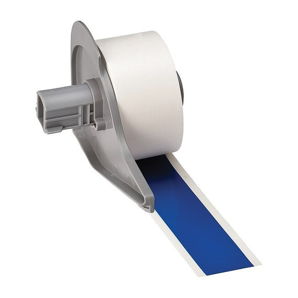 Brady ContinuousLabelStock,Blue,Gloss,1inW M7C-1000-595-BL