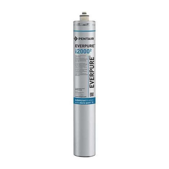 Everpure Quick Connect Filter, 1.7 gpm, 0.5 Micron, 3" O.D., 21 in H EV961227-75