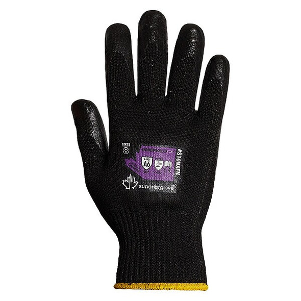 Emerald Cx Coated Gloves, Not Rated Abrasion Level, 9 1 PR PS10NXFN-9