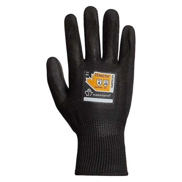 Cut Resistant Coated Gloves, Cut Level A4 ,Polyurethane ,9 1 PR