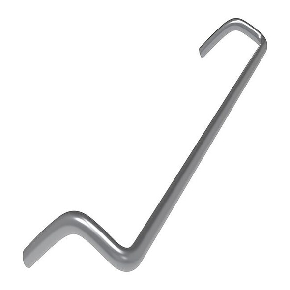 Monroe Pmp Offset Pull Handle, Stainless Steel, Polished, Threaded Holes PH-0264
