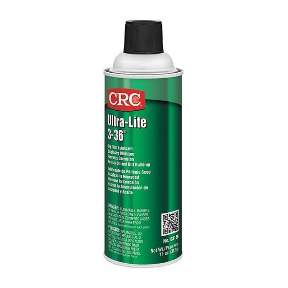 Crc Lubricant, 11 oz, Aerosol Can, Petroleum Distillates, Amber 03160
