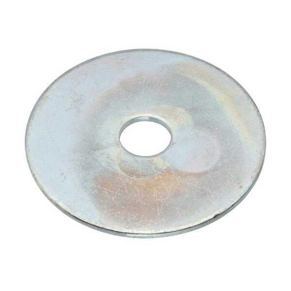 Fender Washer, For Screw Size 1/4" ,Steel Zinc Plated Finish, 100 PK