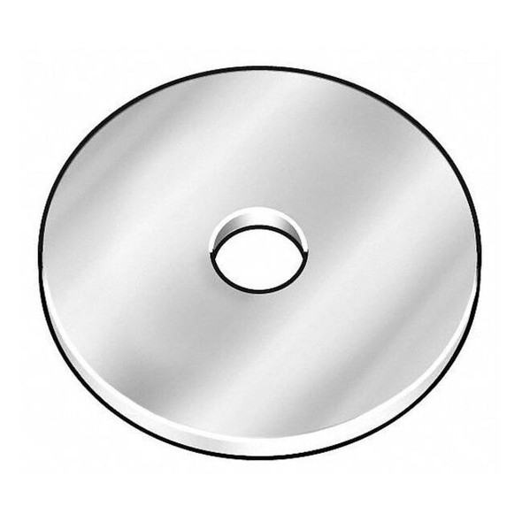 Fender Washer, For Screw Size #8 ,18-8 Stainless Steel Plain Finish, 50 PK