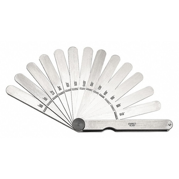 Starrett Feeler Gauge Set,Dimension Type " 467
