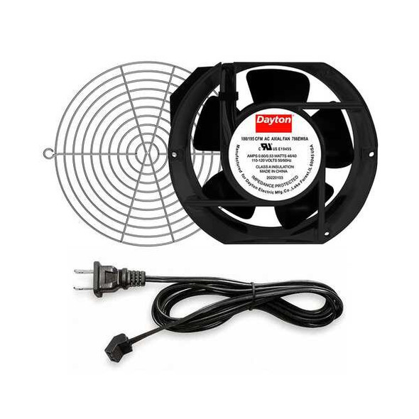Dayton Axial Fan Kit,6 3/4 in H,2 in D 786EW8